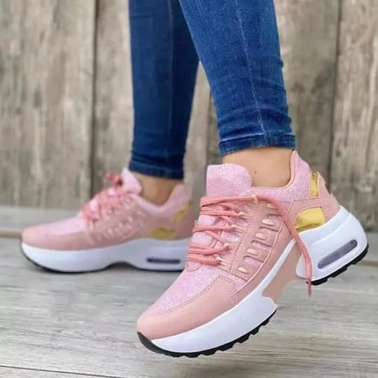 Damen Sneaker Low-Top | Mit Schnürung & Moderner Optik