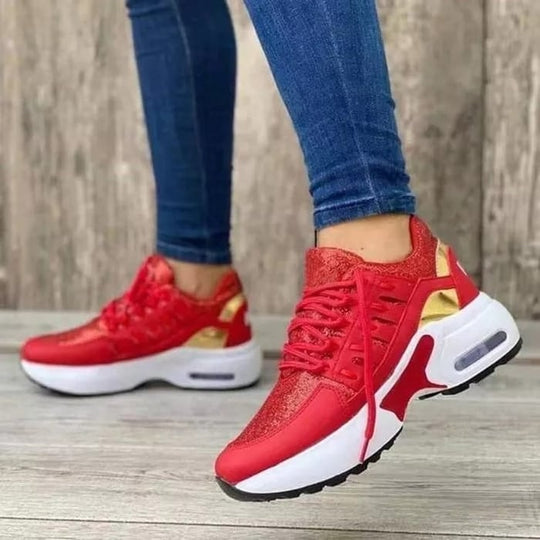 Damen Sneaker Low-Top | Mit Schnürung & Moderner Optik
