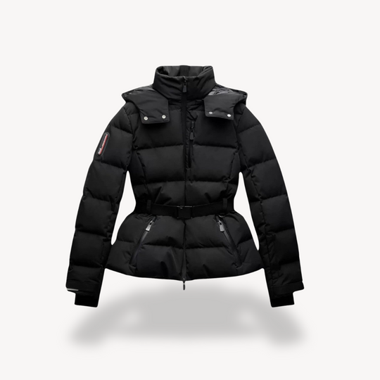 Damen Pufferjacke | Mit Gürtel, Wasserabweisend & Isoliert