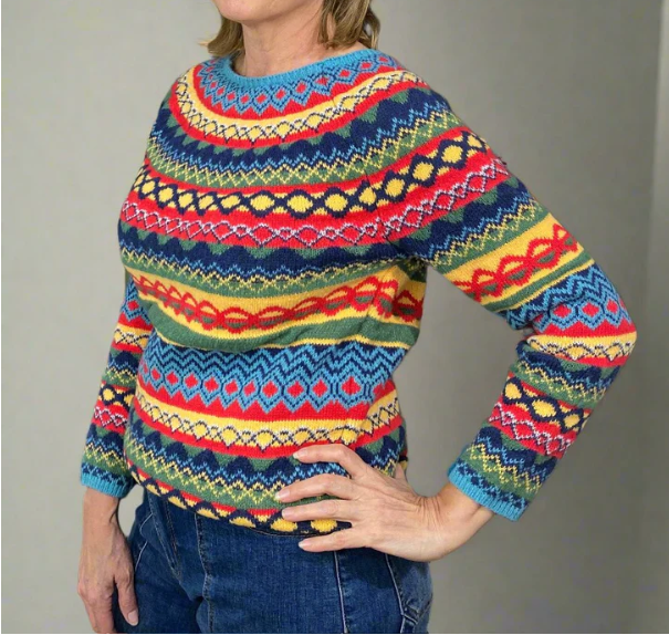 Damen Pullover | Warm & Stilvoll Gestreift