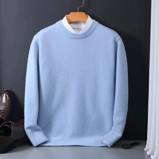 Herren Pullover | Eleganter Rundhalsausschnitt