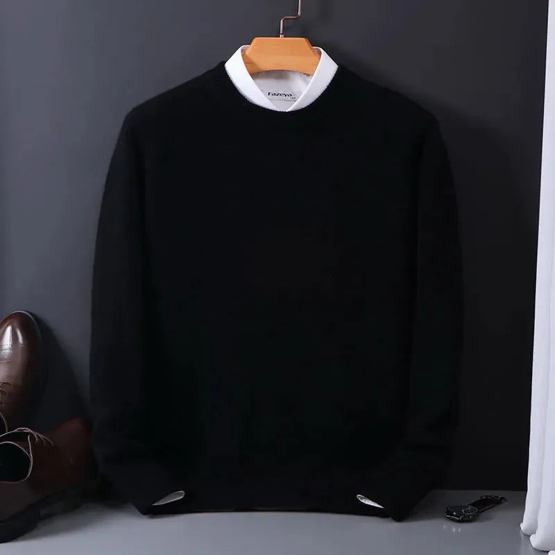 Herren Pullover | Eleganter Rundhalsausschnitt