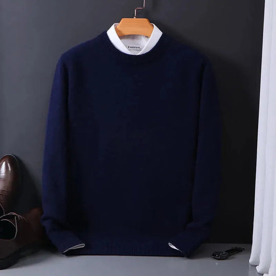 Herren Pullover | Eleganter Rundhalsausschnitt