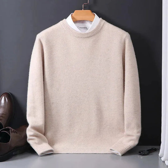 Herren Pullover | Eleganter Rundhalsausschnitt