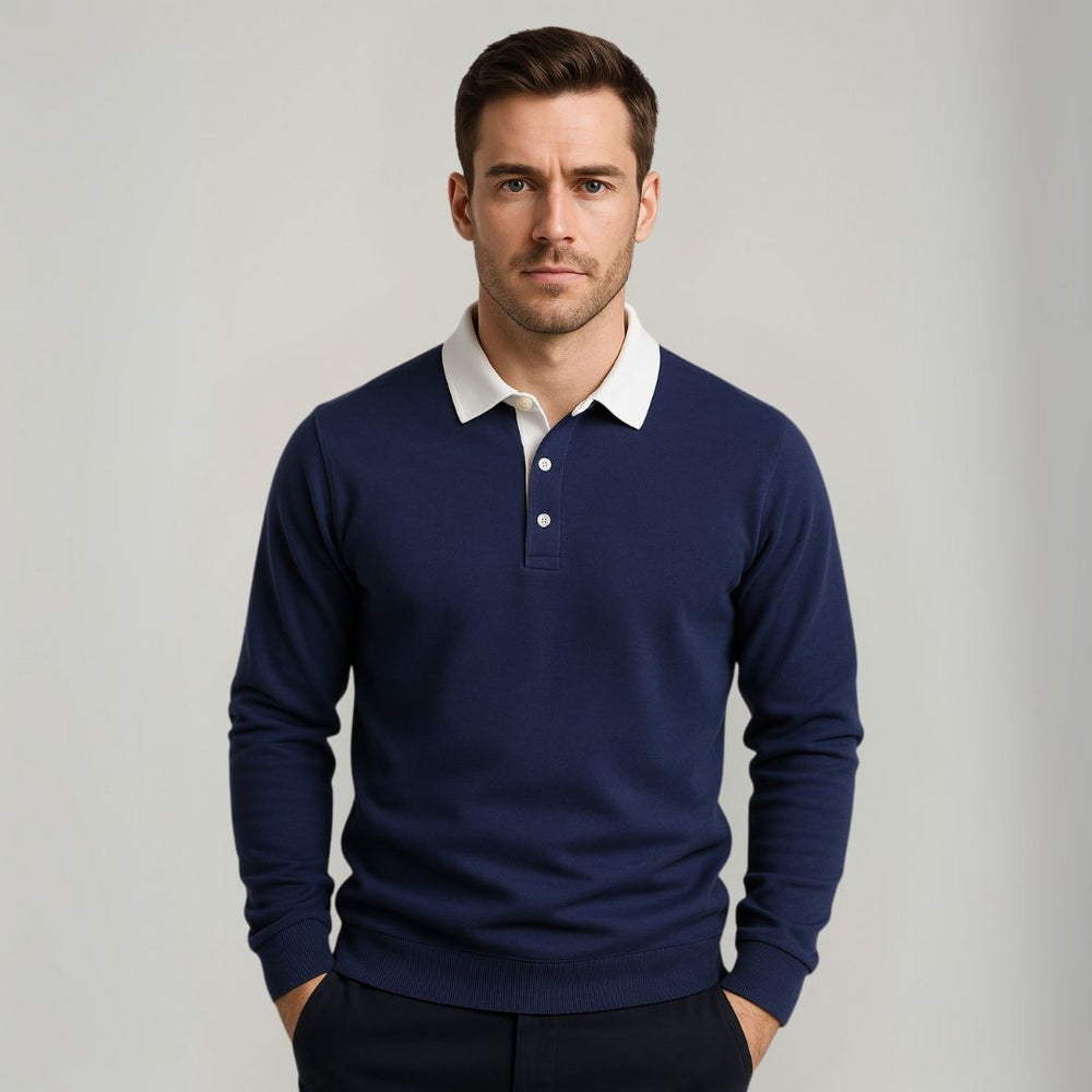 Herren Poloshirt Langarm | Klassisch & Modern