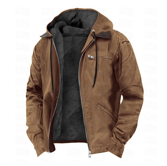 Herren Jacke | Modisch mit Kapuze für den Herbst