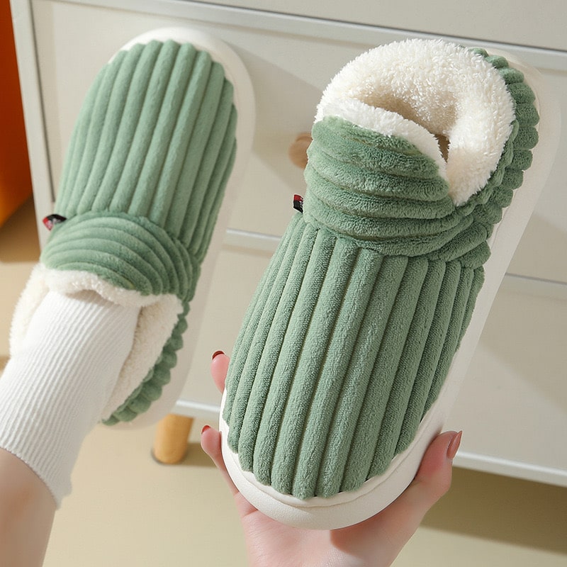 Hausschuhe Unisex | Warm, Rutschfest & Bequem für Kalte Böden