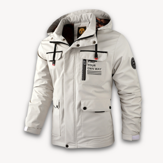 Herren Winterjacke | Wasserabweisend, Warm & Funktional mit Kapuze