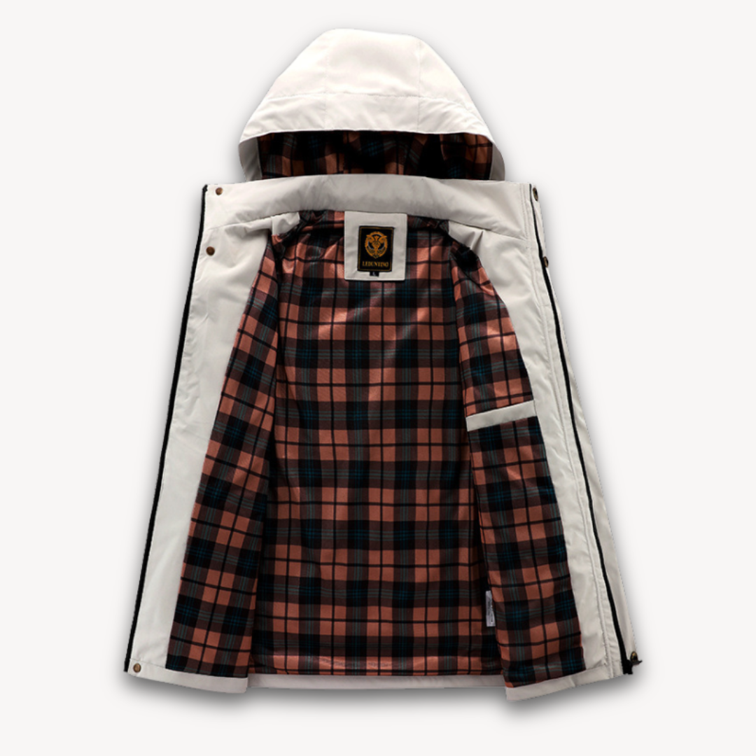 Herren Winterjacke | Wasserabweisend, Warm & Funktional mit Kapuze